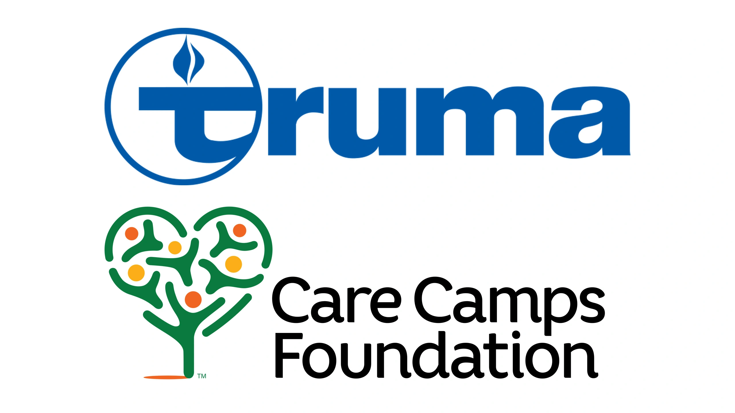 Truma logo Care Camps Foundation logo